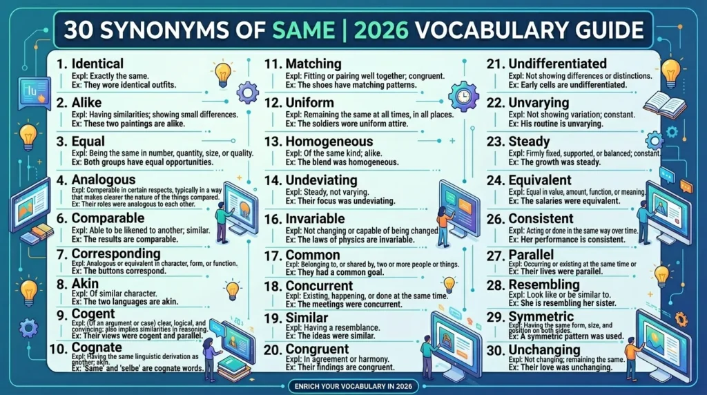 Synonyms of Same