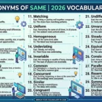 Synonyms of Same