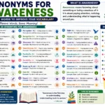 synonyms for awareness