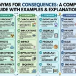 synonyms for consequences