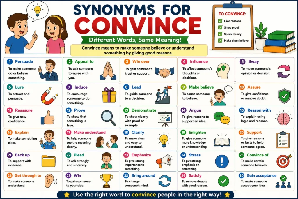 synonyms for convince