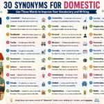 synonyms for domestic