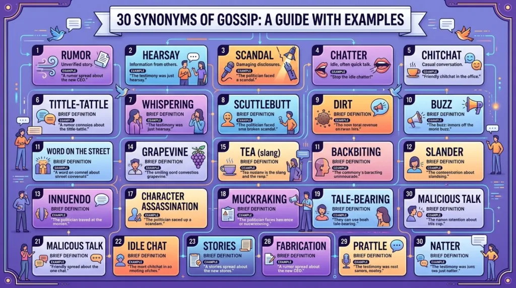 synonyms for gossip