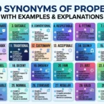 synonyms for proper