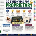 synonyms for proprietary