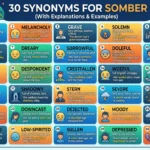 synonyms for somber