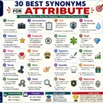 synonyms for attribute