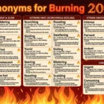 synonyms for burning