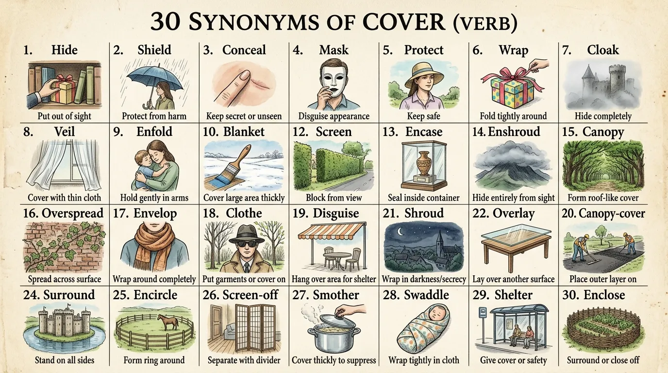 synonyms for cover