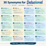 synonyms for delusional