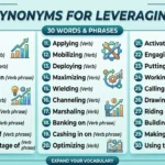 synonyms for leveraging