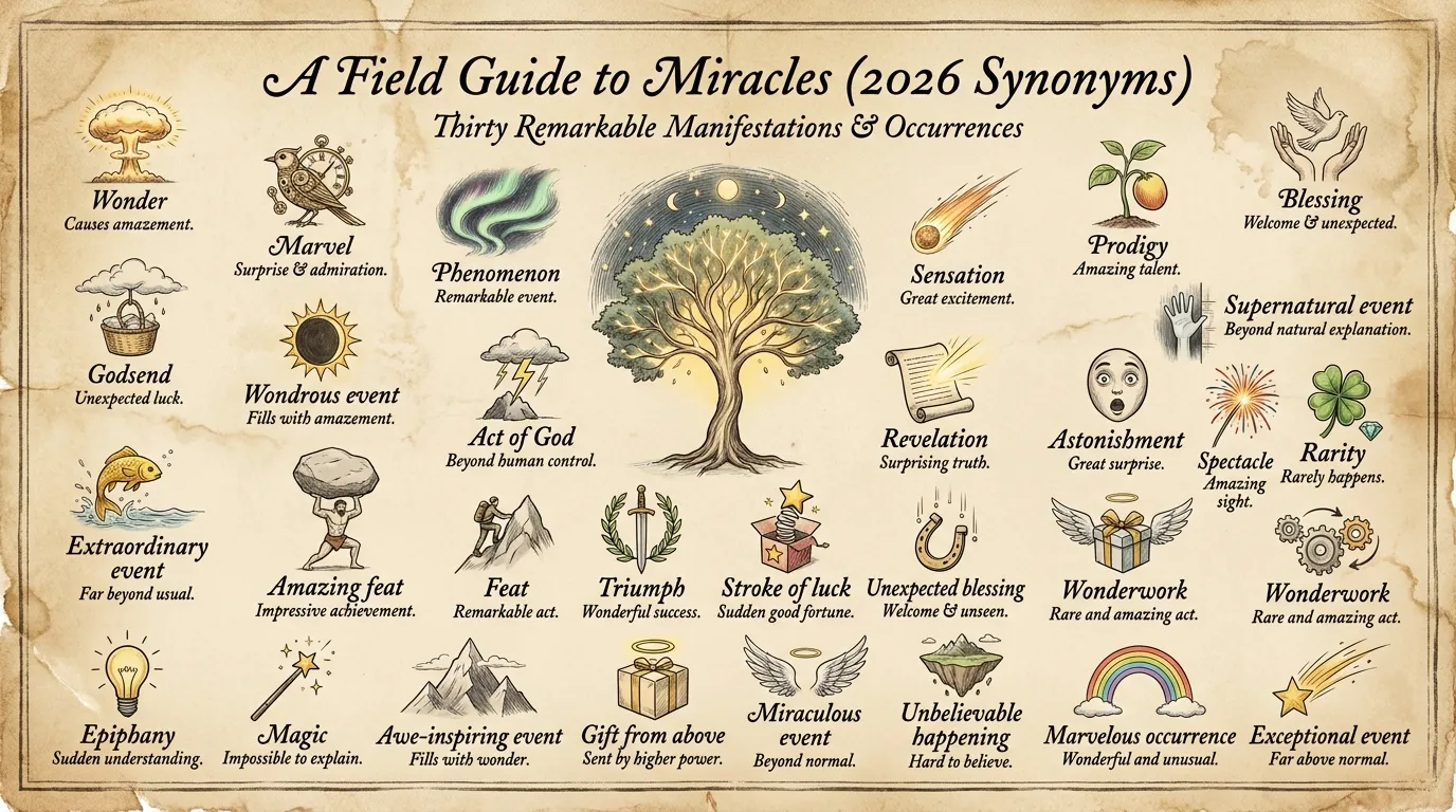 synonyms for miracle
