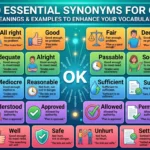 Synonyms for OK