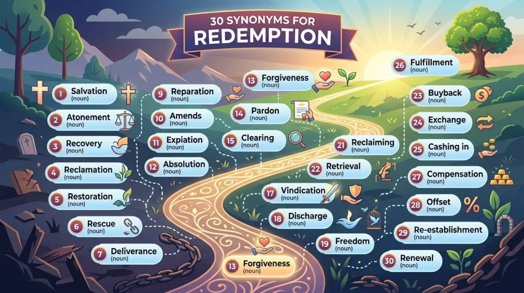 Synonyms for redemption