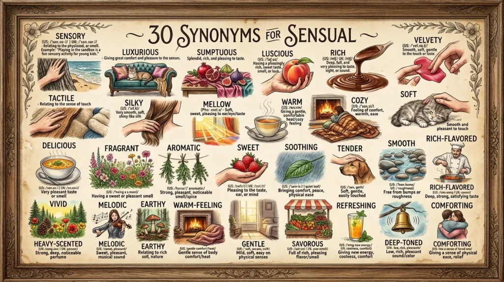 Synonyms for Sensual 30 Powerful Alternatives 2026
