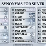 synonyms for silver