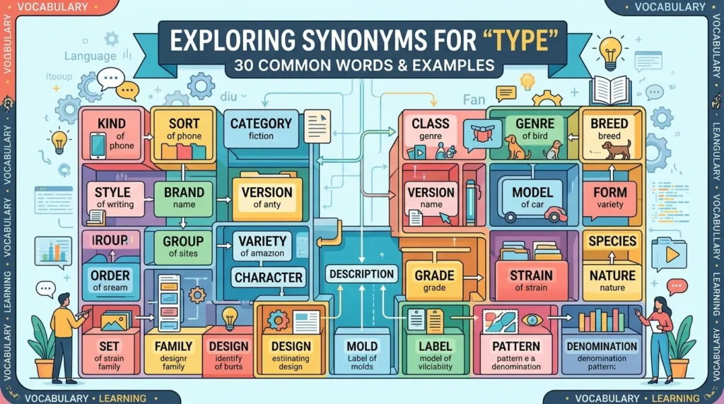 Synonyms for type