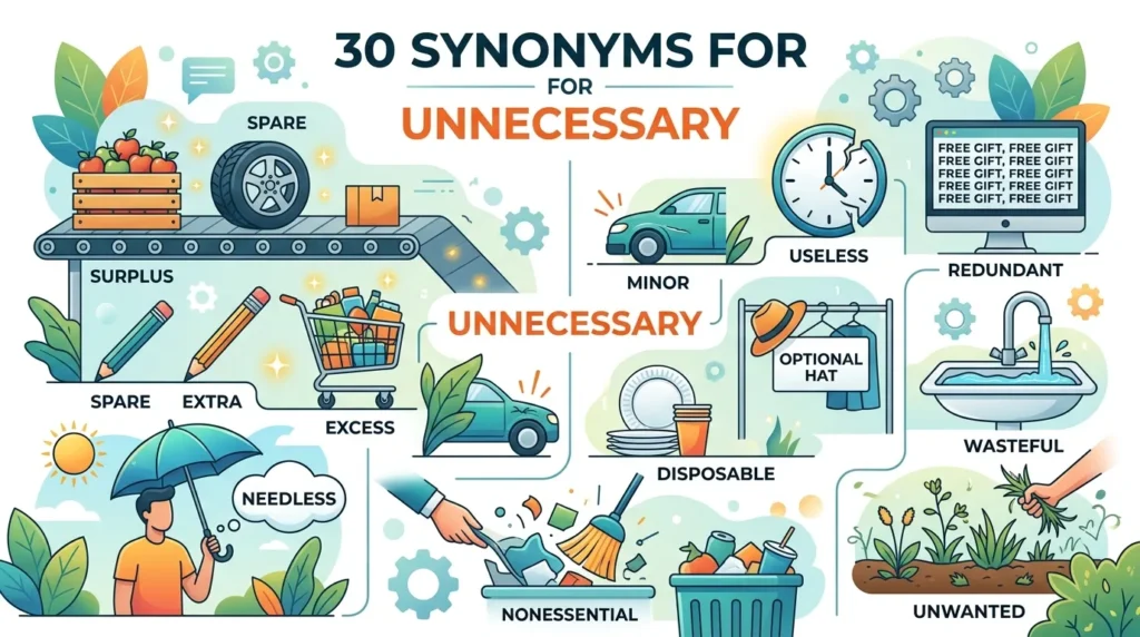 synonyms for unnecessary