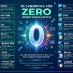 synonyms for zero