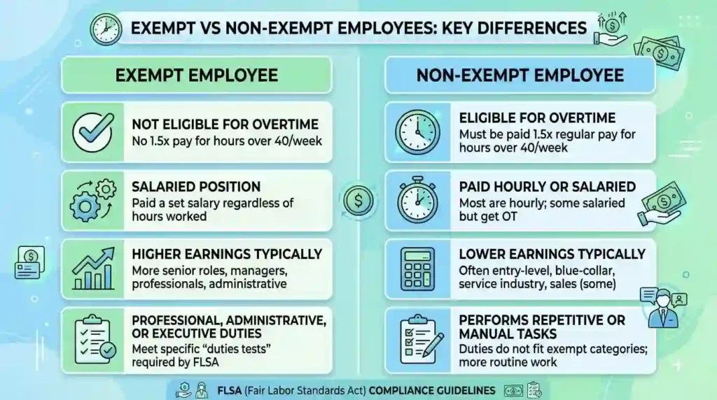 Exempt vs Non exempt