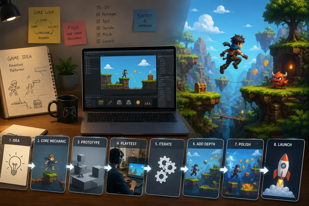 How to Turn Creative Ideas Into a Fully Playable Game