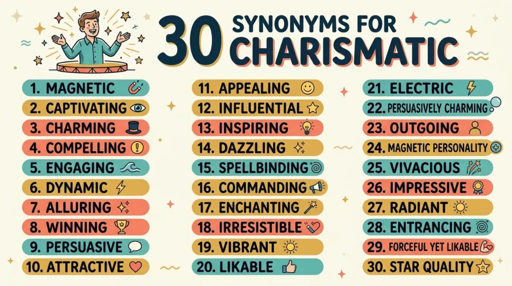 Synonyms for charismatic