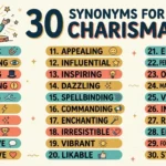 Synonyms for charismatic