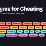 Synonyms for cheating
