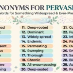 Synonyms for pervasive
