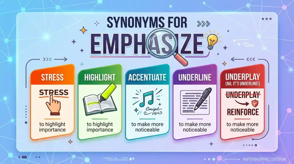 what is a synonym for emphasize